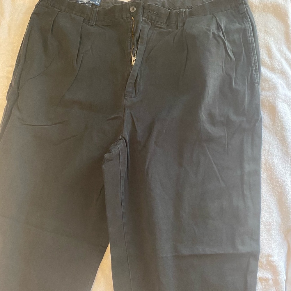 Ralph Lauren Black Chinos Casual Style